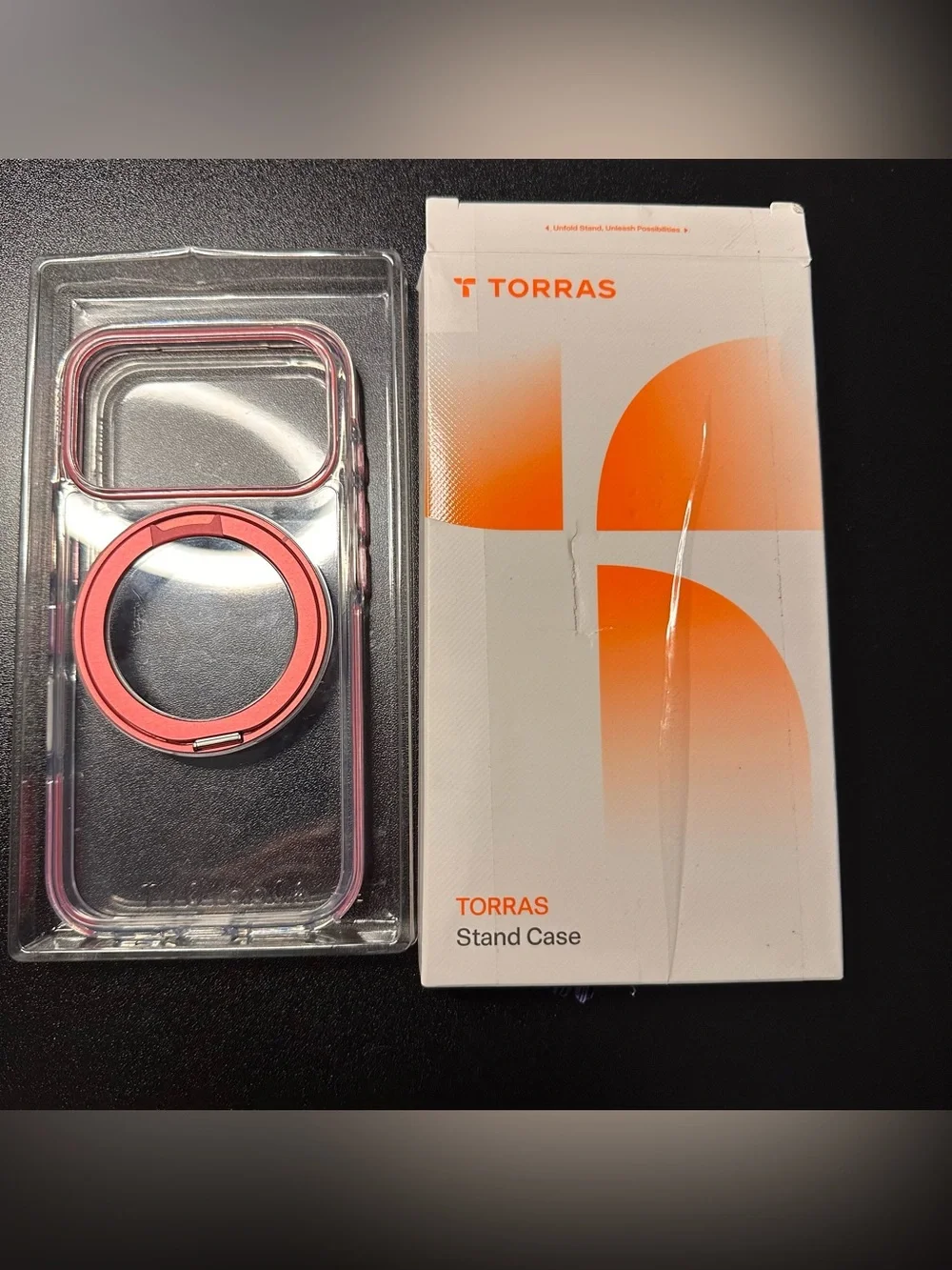 Lot of 2 Torras iPhone 17 Pro Cases NIOB Clear and Pink Giftable